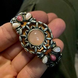 Carolyn Pollack bracelet pink stone